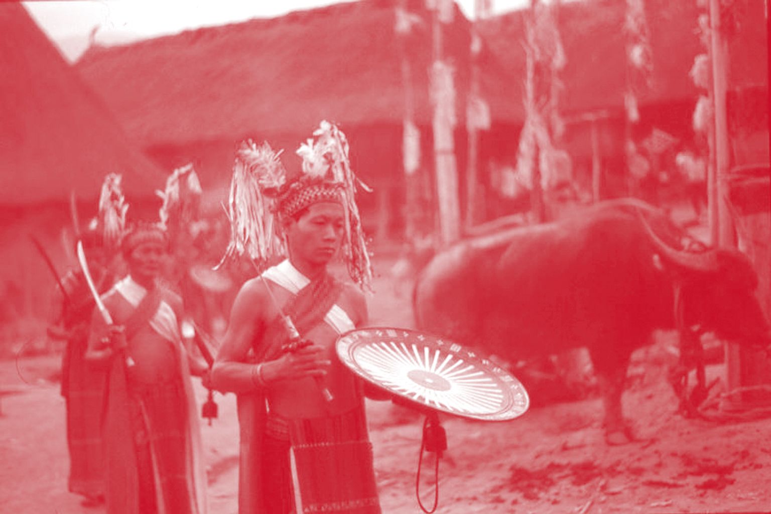 Rituel sacrificiel ethnographié par Yves Goudineau (cliché) sur les hauts plateaux du Laos en 1998.
