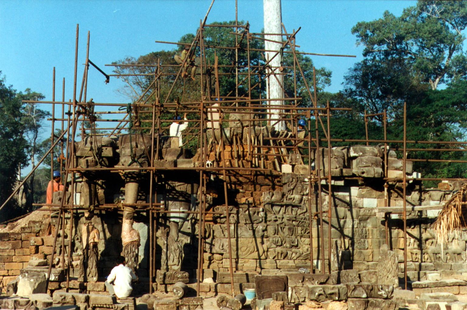 Restauration de la terrasse des éléphants.
